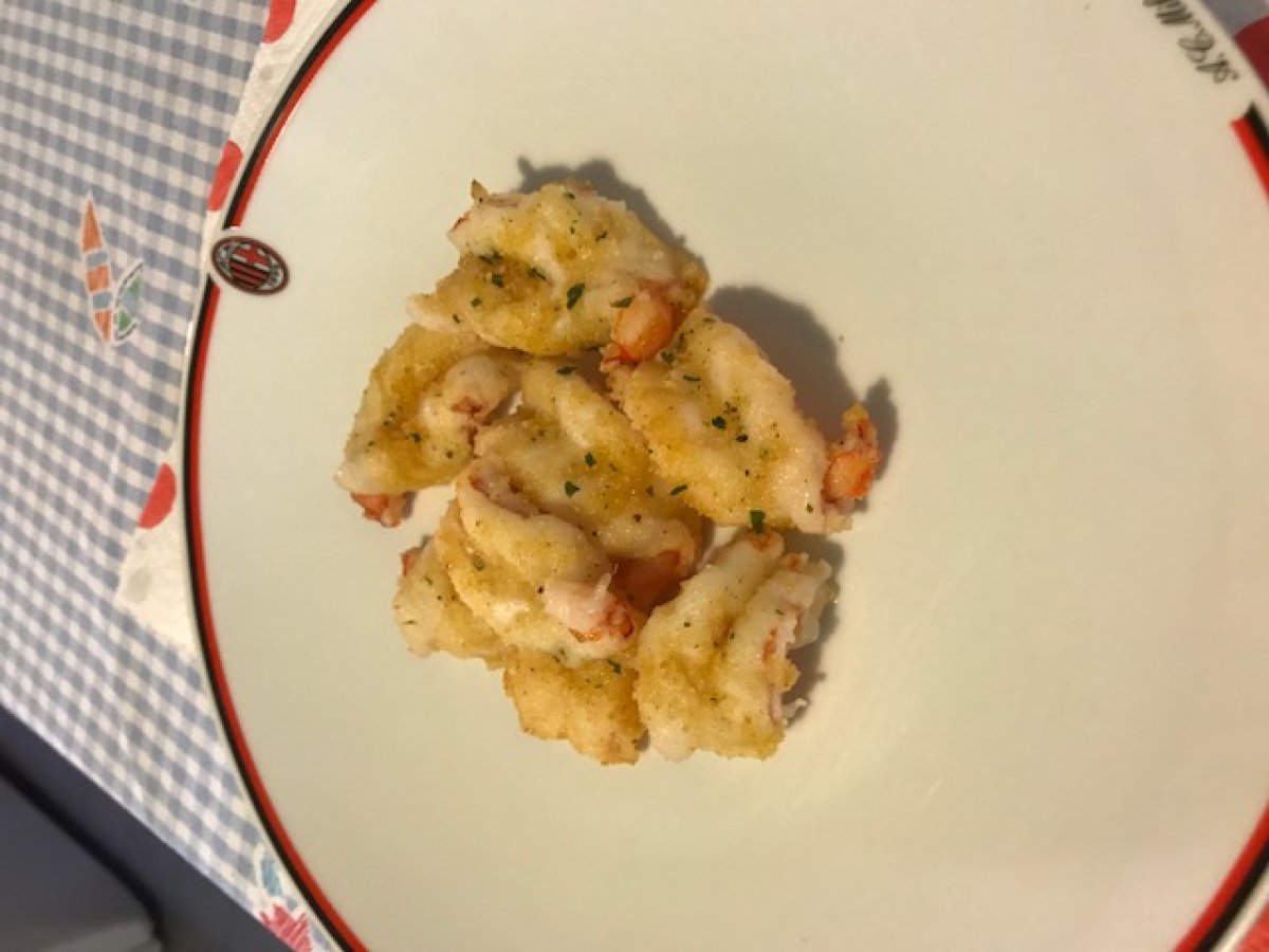 CODE DI GAMBERI ARGENTINI AL FORNO