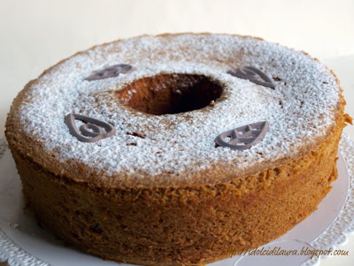 Coffee chiffon cake