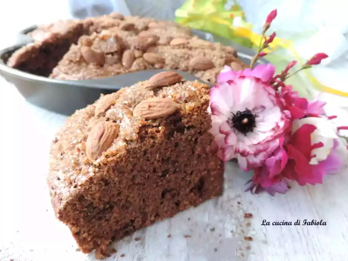 Colomba integrale al cacao e caffè con zucchero di canna (senza burro e lievitazione)