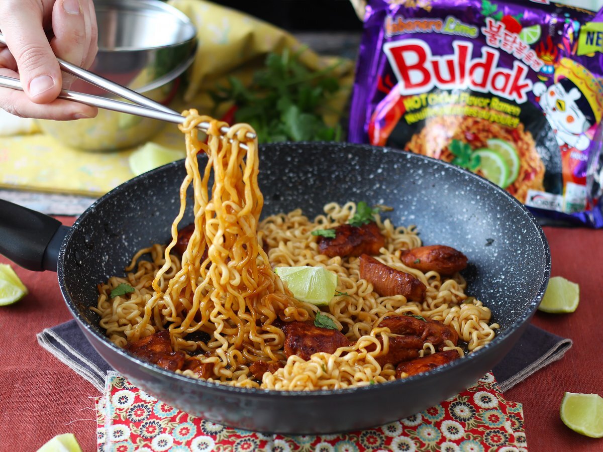 Come cucinare i buldak habanero lime?