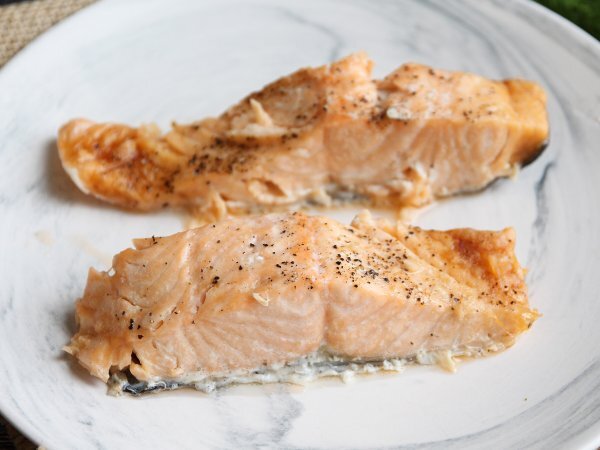 Salmone al vapore al microonde - Dal tegame al vasetto