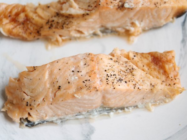 Salmone al vapore al microonde - Dal tegame al vasetto