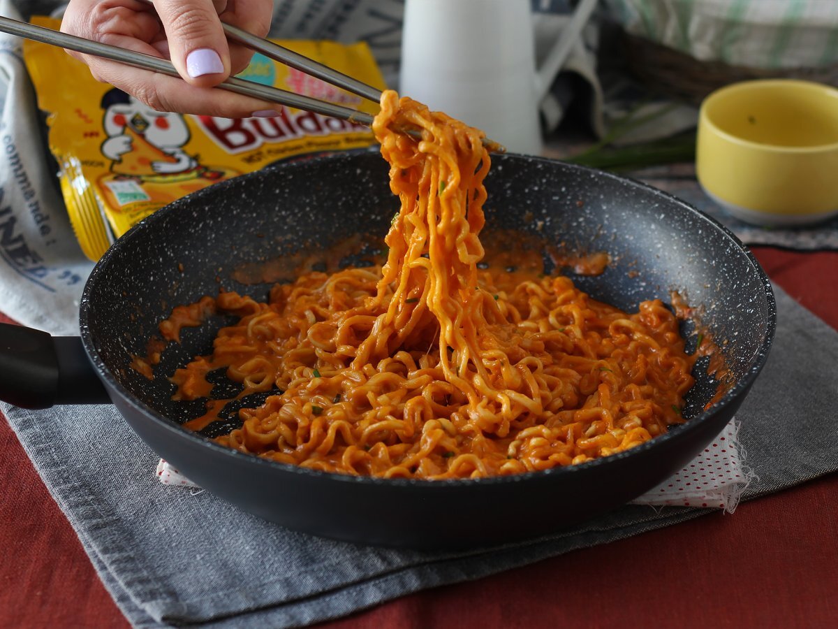 Come preparare i Buldak gusto formaggio - foto 2
