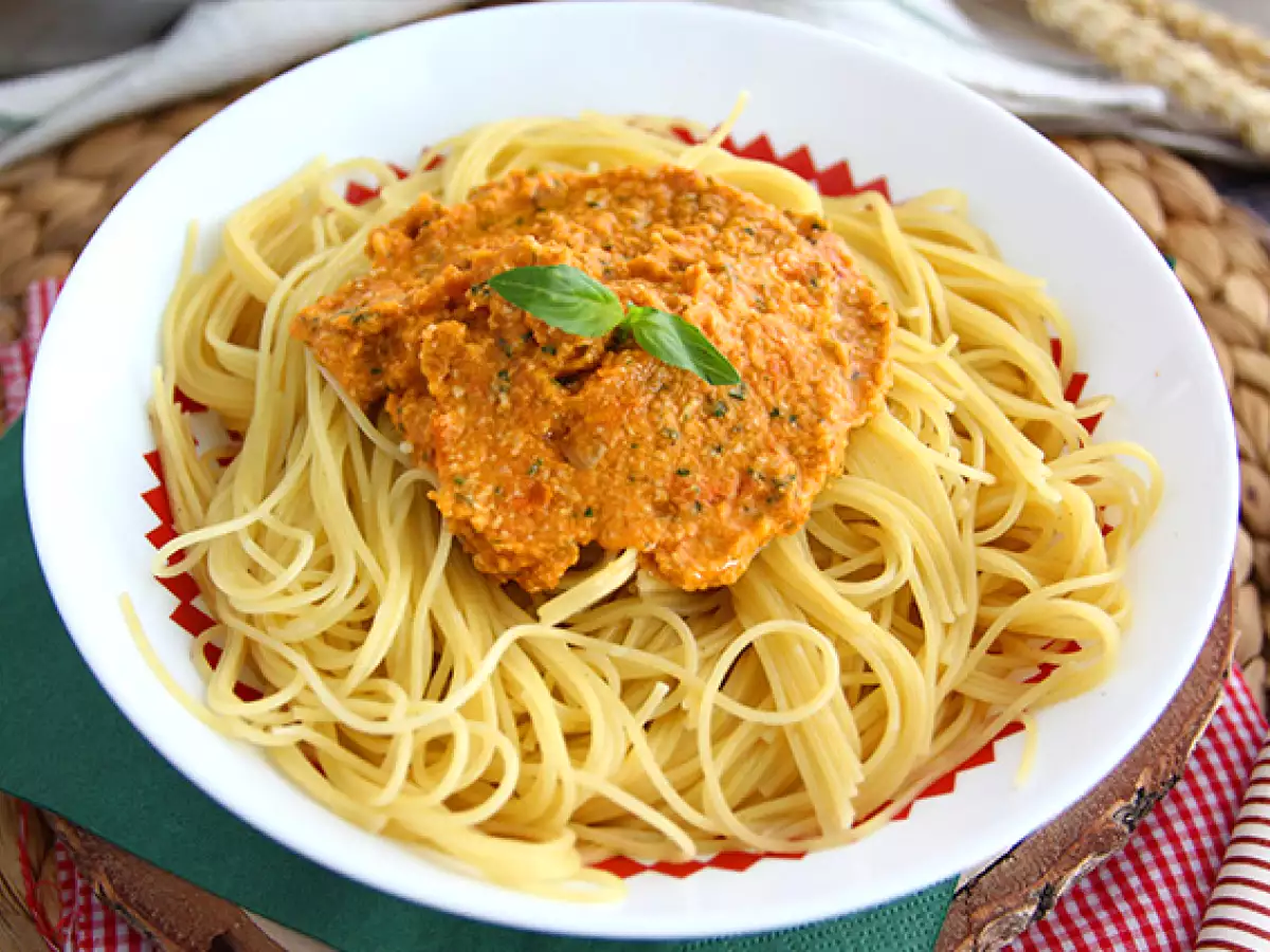 Come preparare il pesto rosso - foto 4