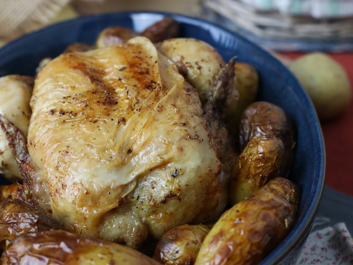 Come si prepara il pollo arrosto nella friggitrice ad aria? - foto 4