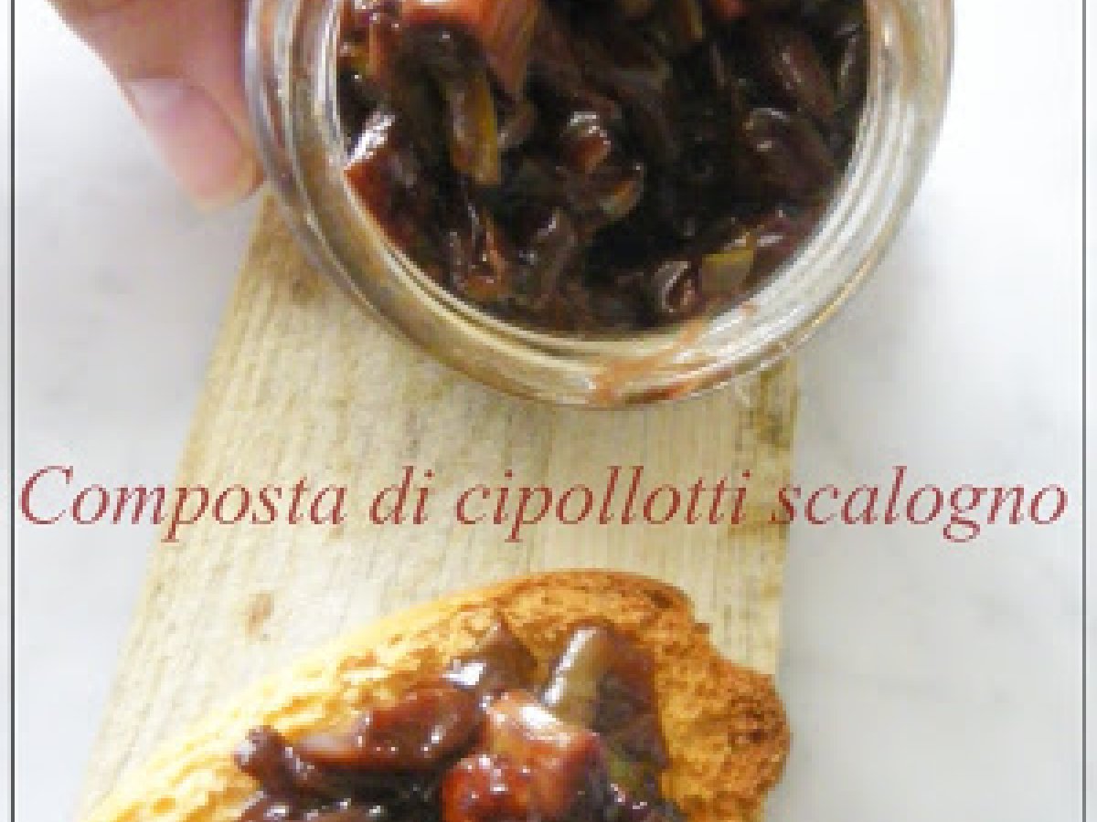 Composta di cipollotti scalogno