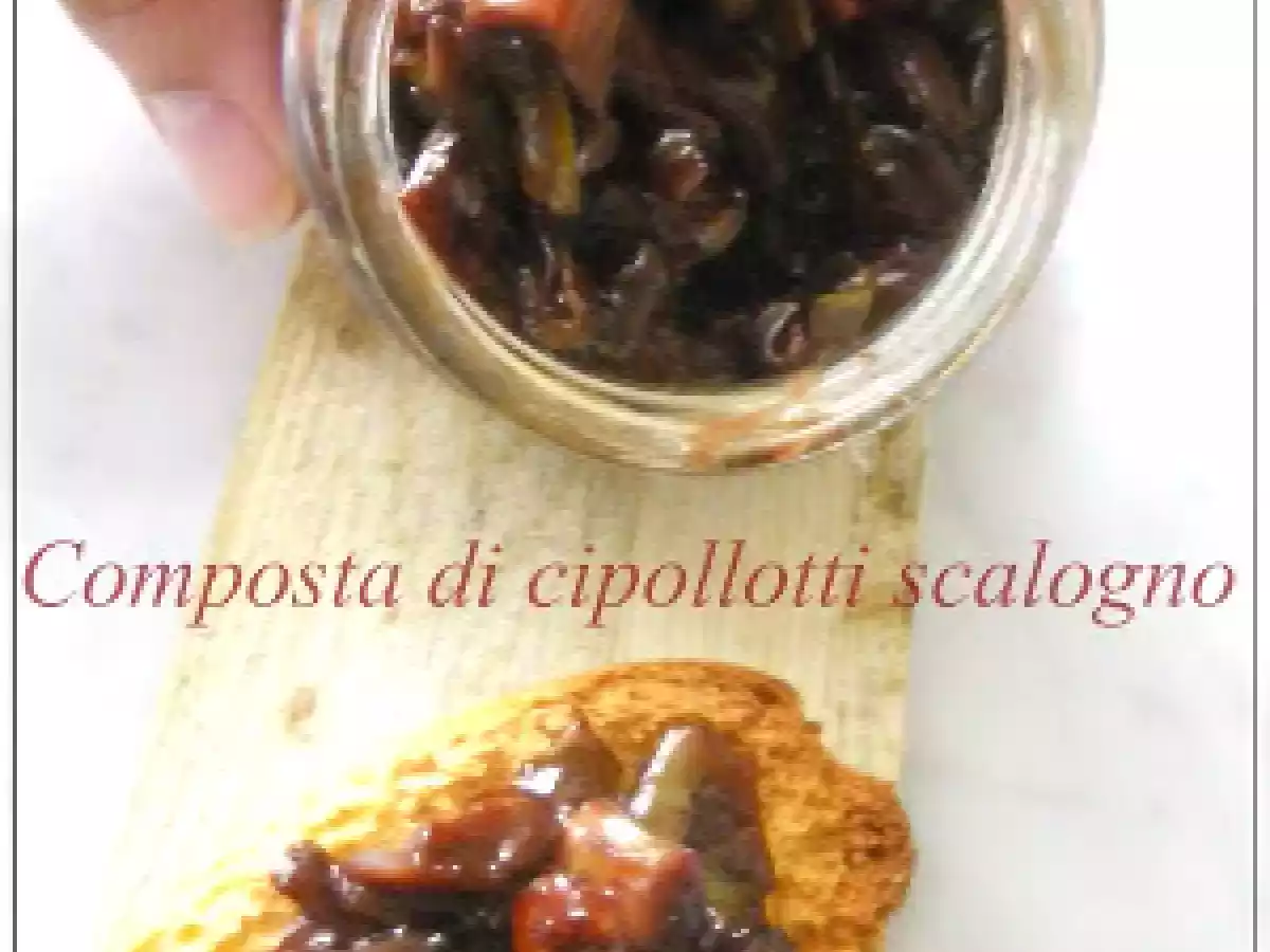 Composta di cipollotti scalogno