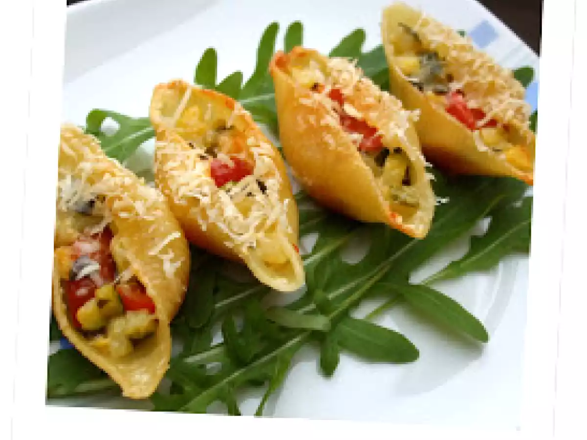 Conchiglioni ripieni, al forno - foto 2
