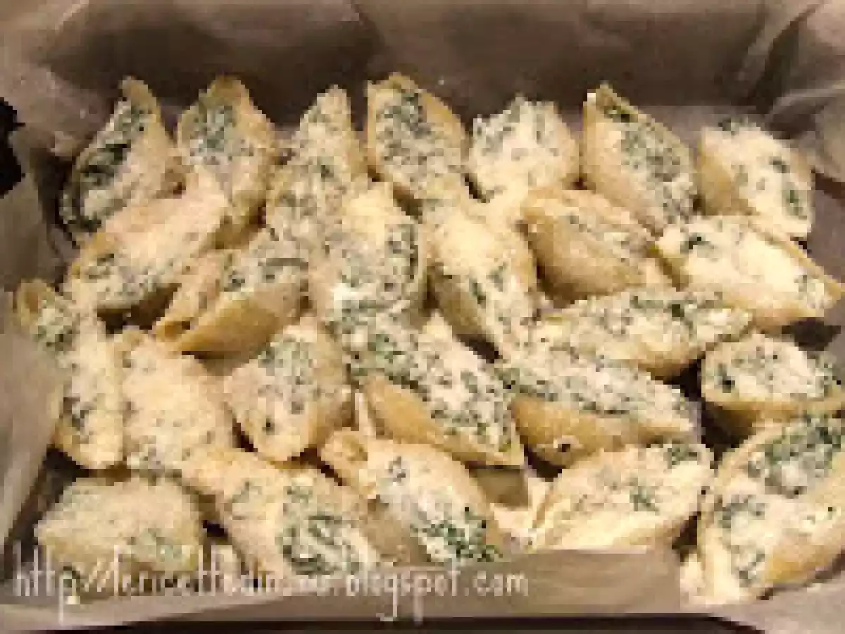 Conchiglioni ripieni con spinaci e ricotta - foto 2