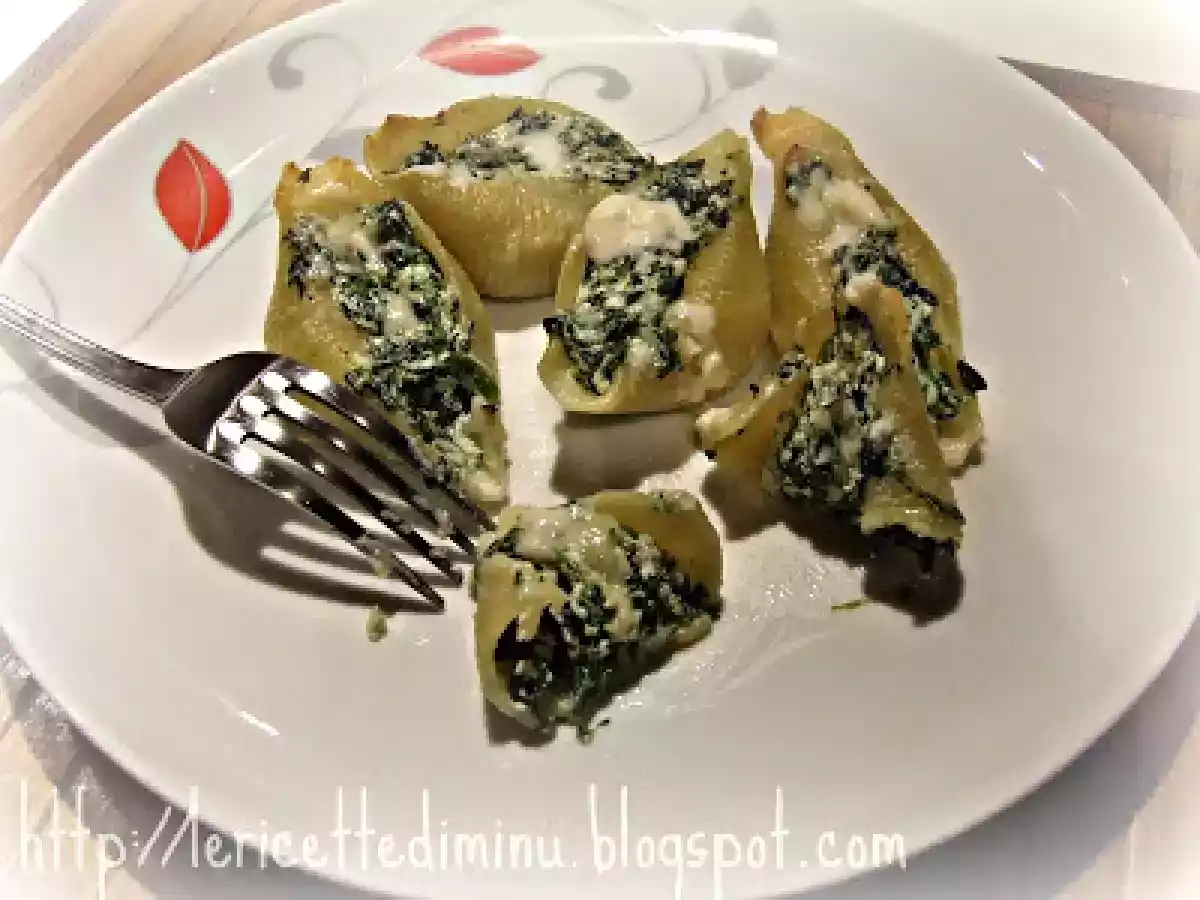 Conchiglioni ripieni con spinaci e ricotta - foto 3