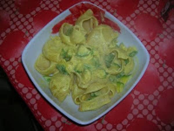 Conchiglioni zucchine e zafferano