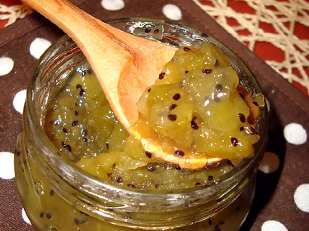 Confettura di kiwi allo zenzero