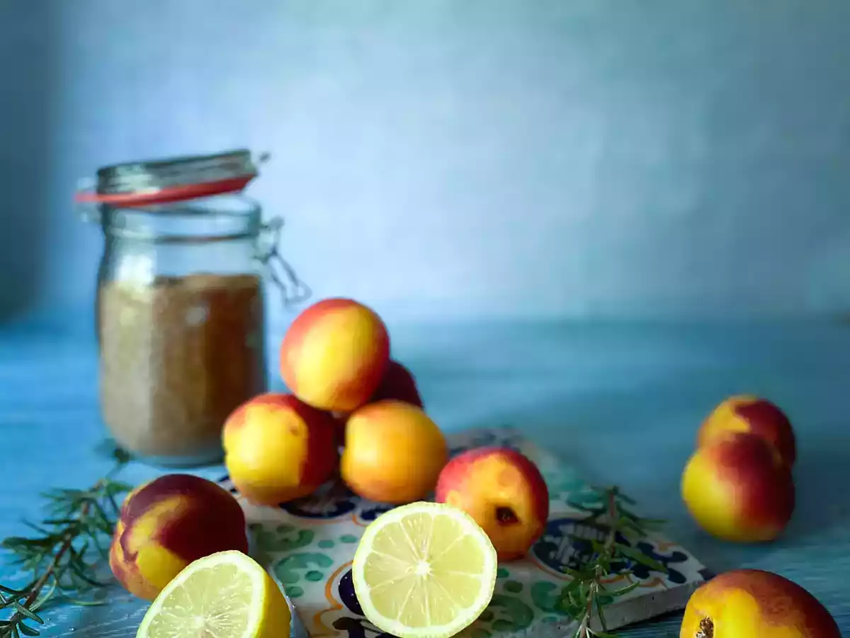 Confettura di pesche e rosmarino metodo C. Ferber - foto 2