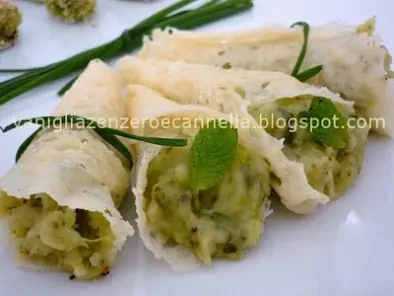 Coni di parmigiano con mousse di zucchine - foto 2