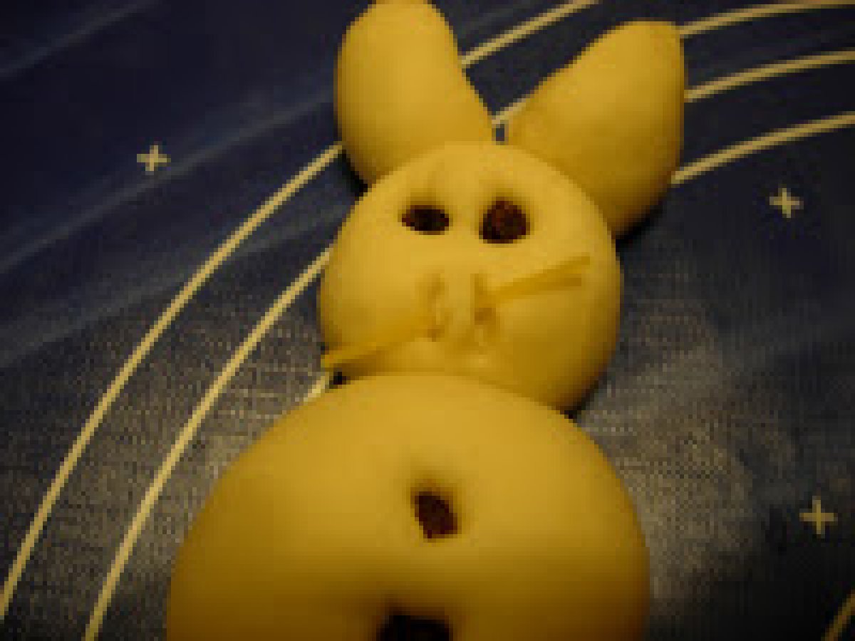 Coniglietti di pane al latte per Pasqua, foto 4