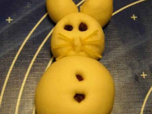 Coniglietti di pane al latte per Pasqua, foto 3