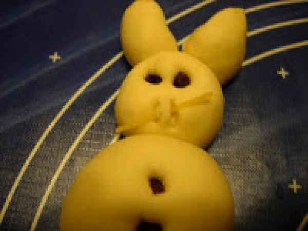 Coniglietti di pane al latte per Pasqua, foto 4