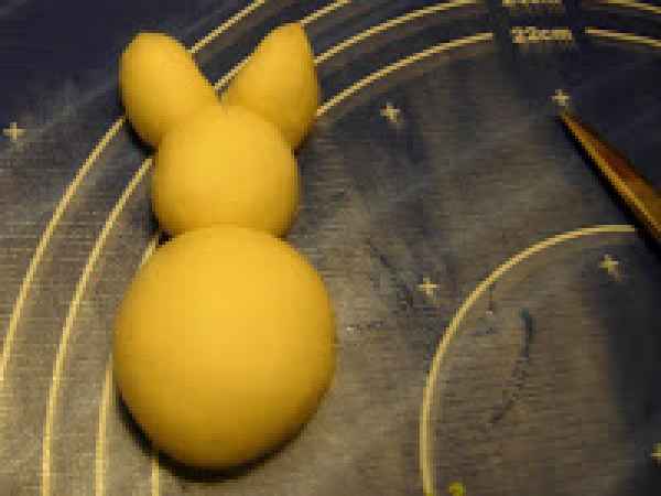 Coniglietti di pane al latte per Pasqua, foto 8