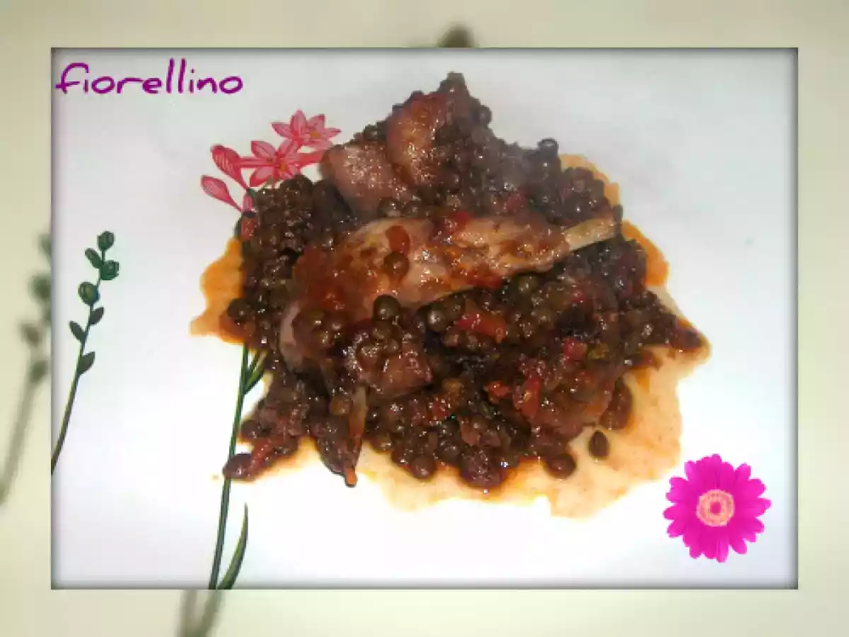 Coniglio in Umido con le Lenticchie