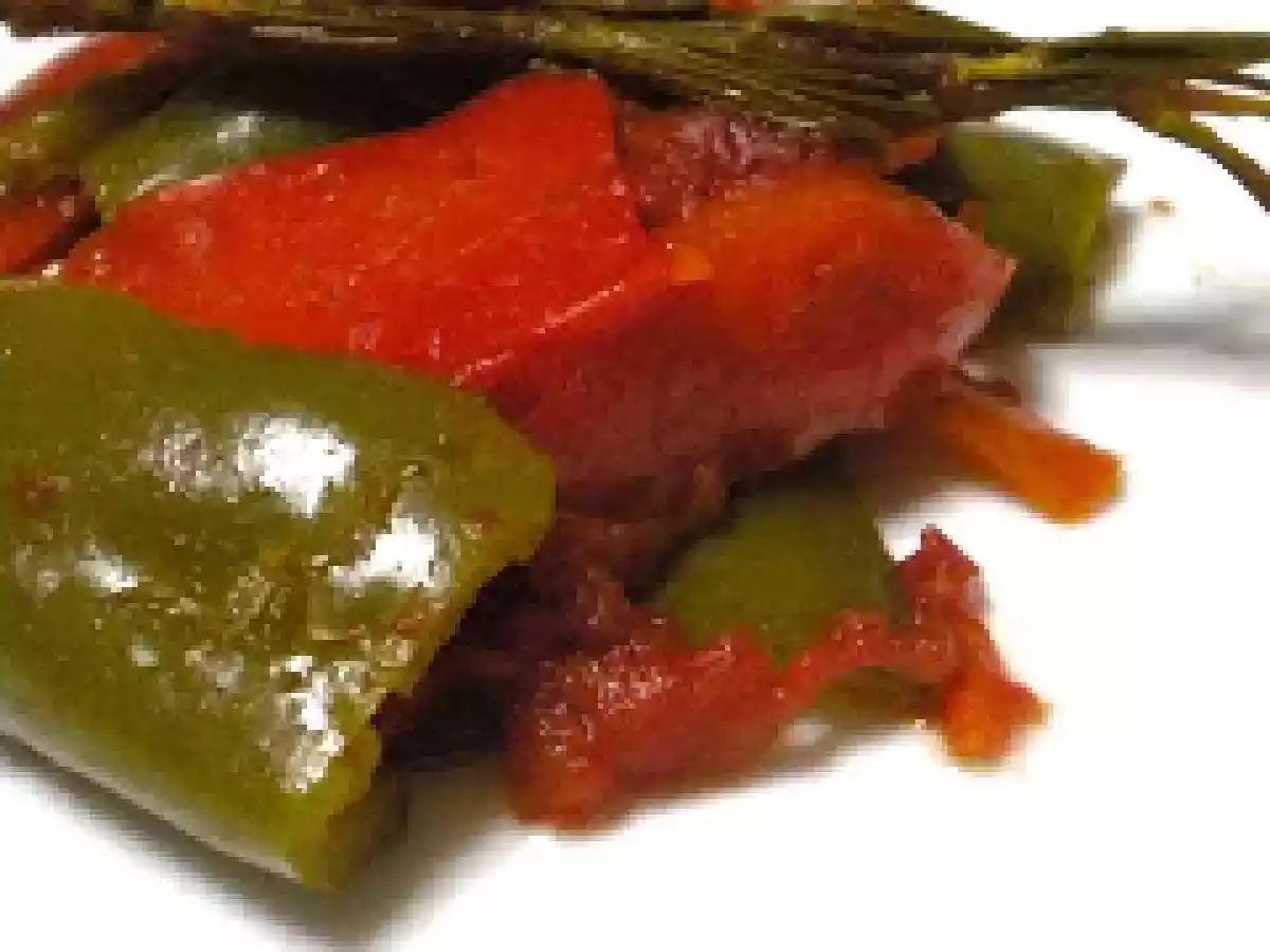 CONTORNO DI PEPERONI IN PADELLA COL ROSMARINO - foto 2