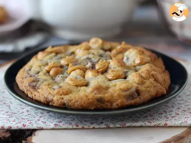 Cookies giganti con cioccolato, nocciole e pralinato - foto 6