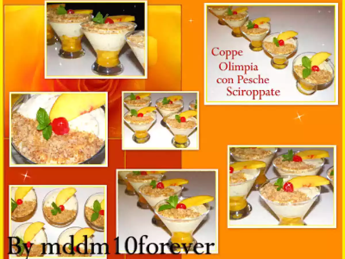 COPPE OLIMPIA CON PESCHE SCIROPPATE - foto 8