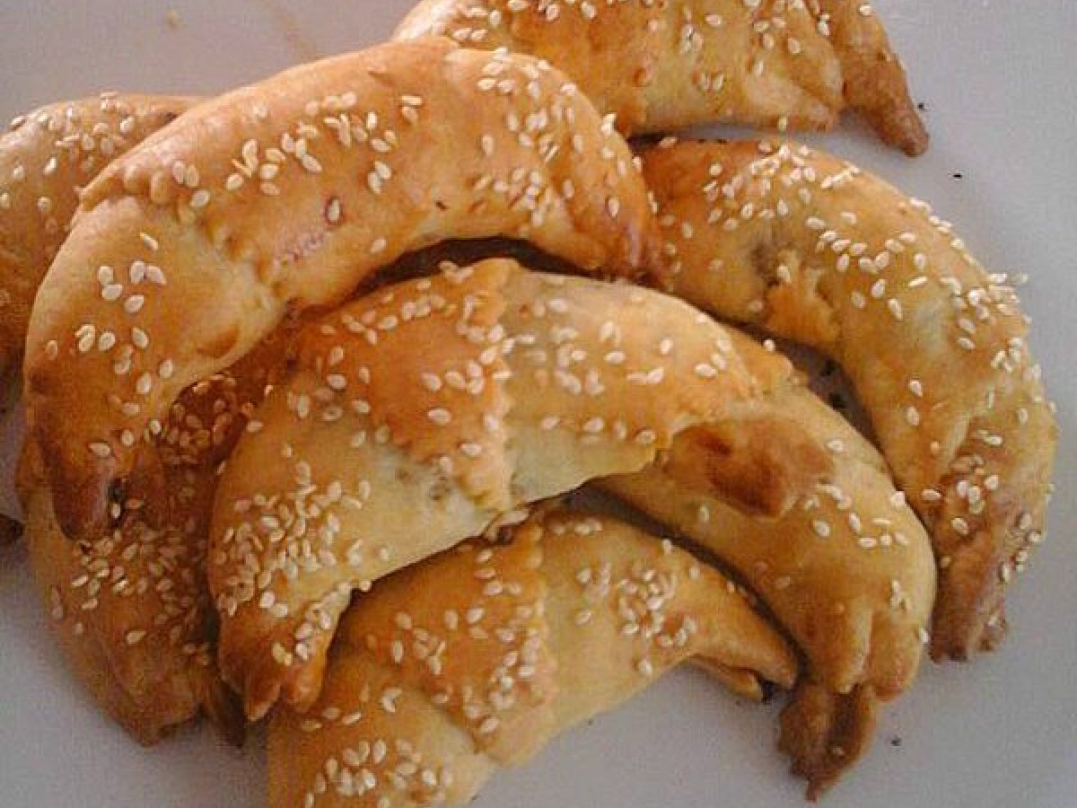 Cornetti salati con prosciutto cotto e zucchine