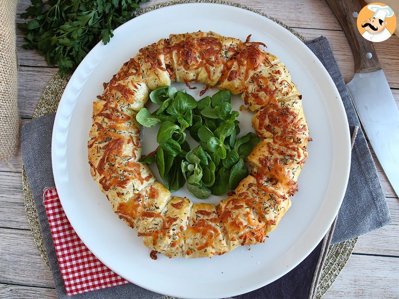 Corona di sfoglia con salmone, foto 4