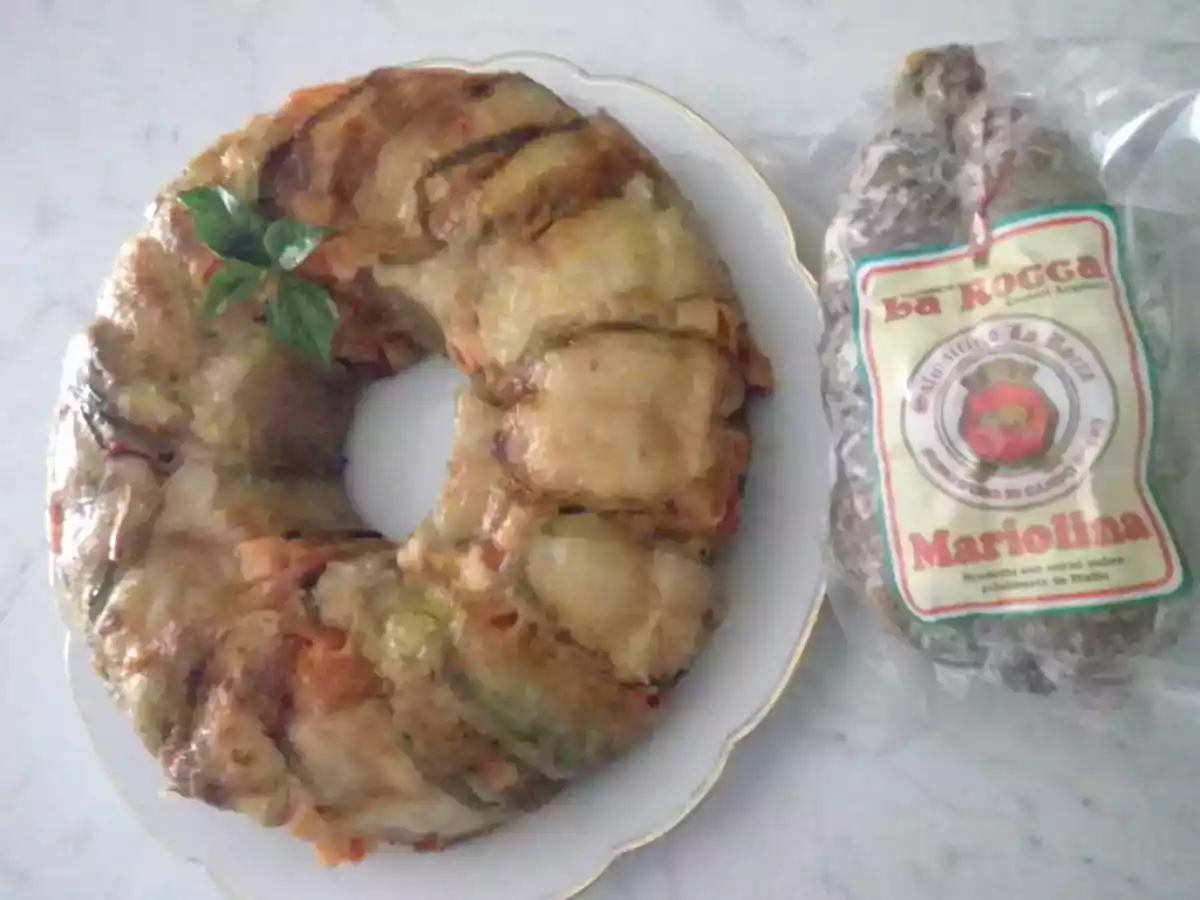 Corona di zucchine con tubetti al forno - foto 7