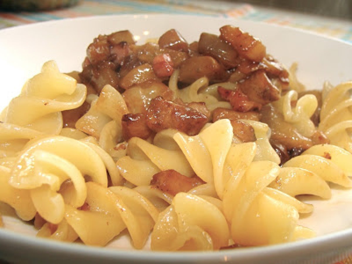 Cosa cucino: Pasta melanzane e pancetta
