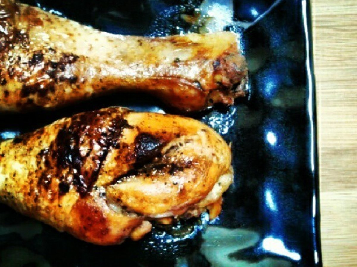 COSCE DI POLLO SENAPE, MIELE E LIMONE....