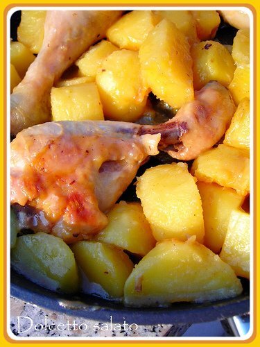 Coscette di pollo alla birra con patate - Ricetta Petitchef