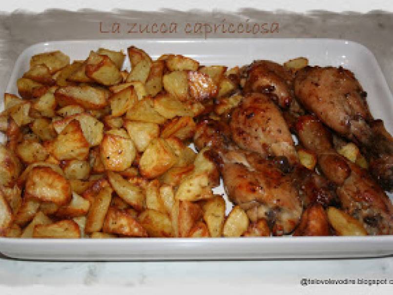 Coscette di pollo alla birra con patate saporite al forno - foto 4