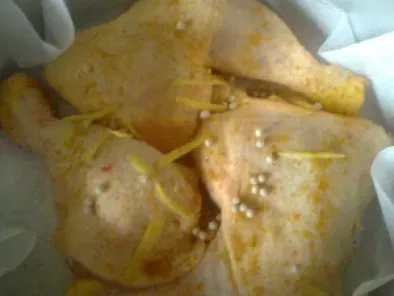 Cosciotti di pollo in crosta di sale al limone