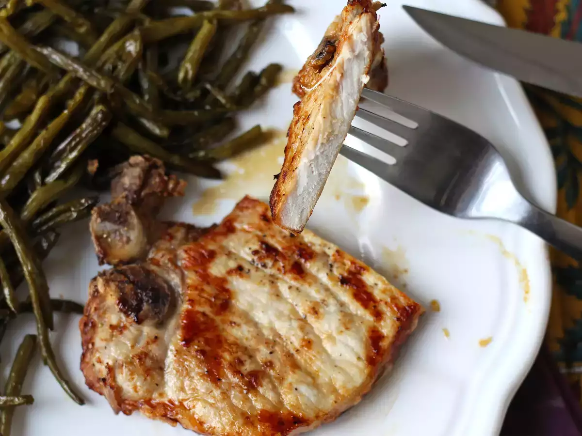 Costata di maiale in friggitrice ad aria: ricetta facile e veloce - foto 4