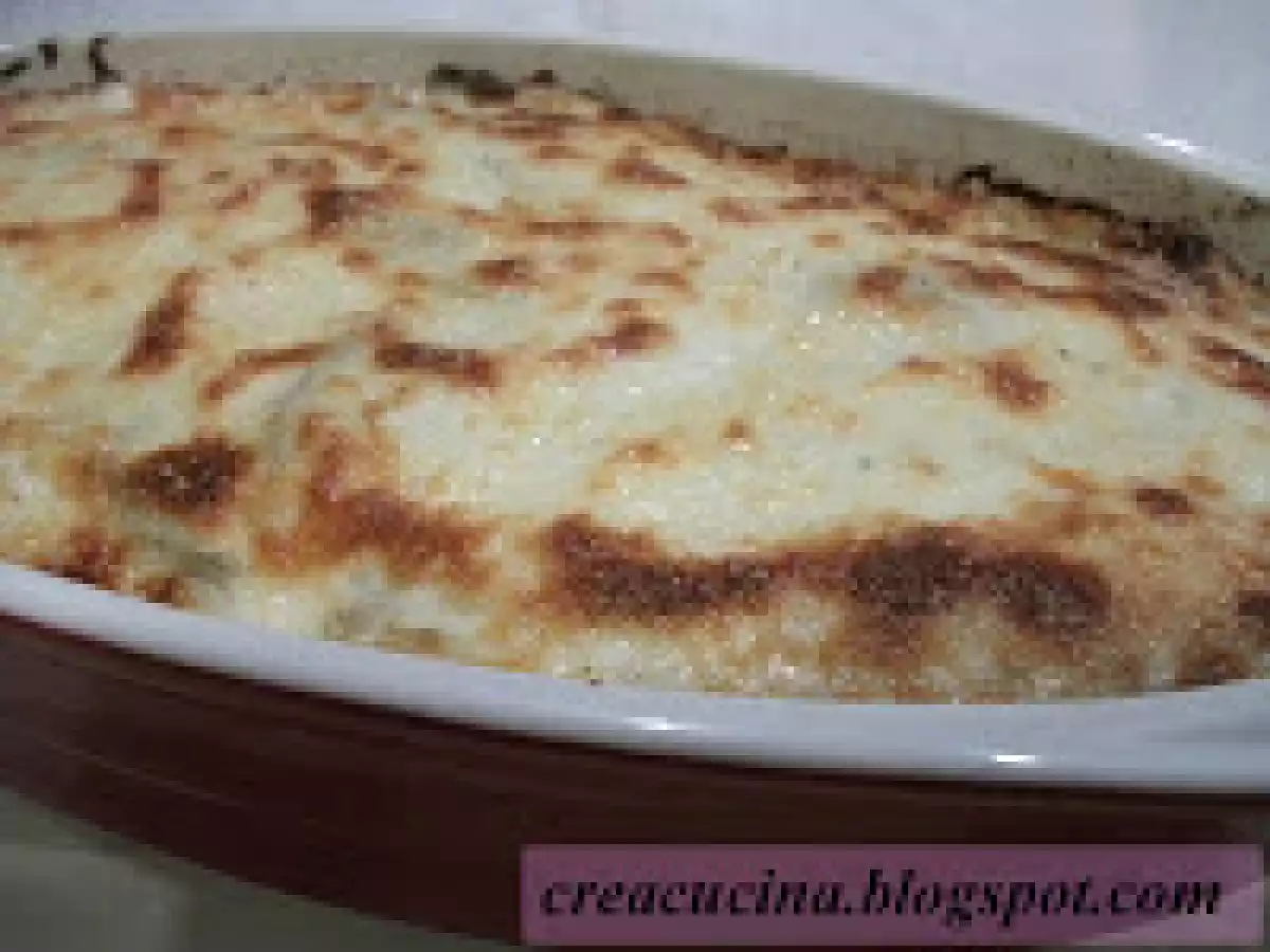 COSTE GRATINATE CON PROSCIUTTO COTTO E BESCIAMELLA