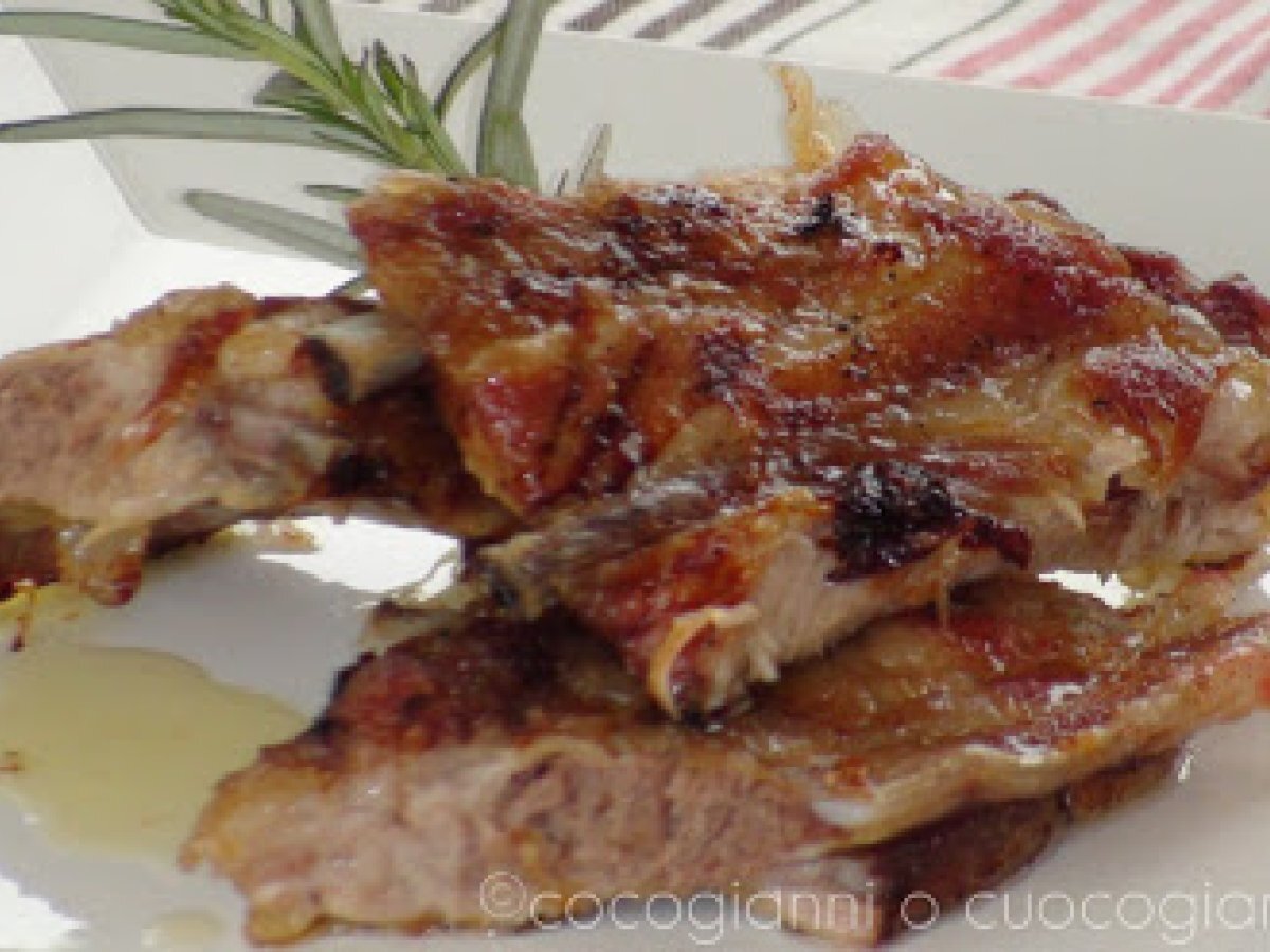 COSTINE DI MAIALE AL FORNO