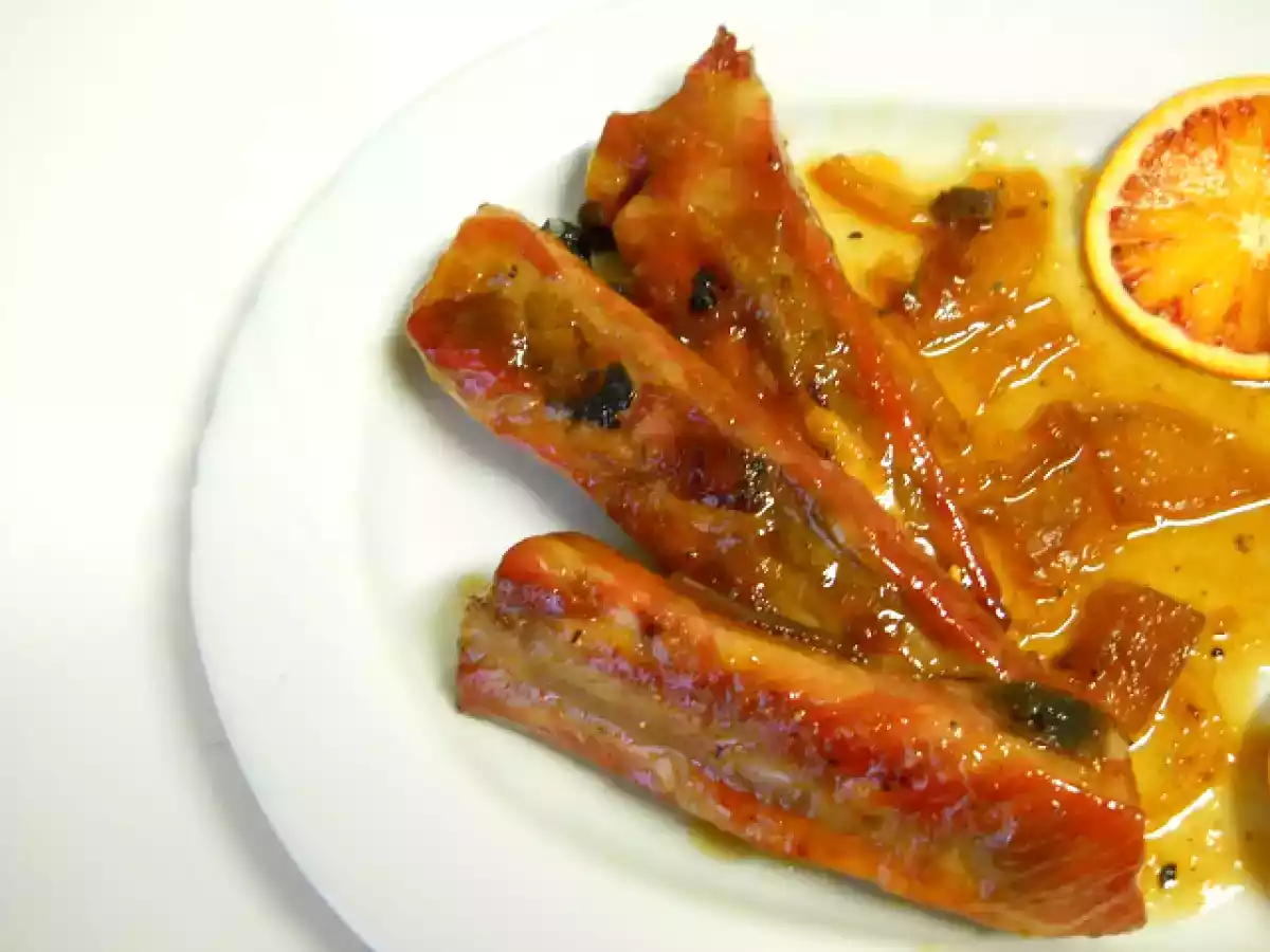 COSTINE DI MAIALE GLASSATE ALL'INGLESE