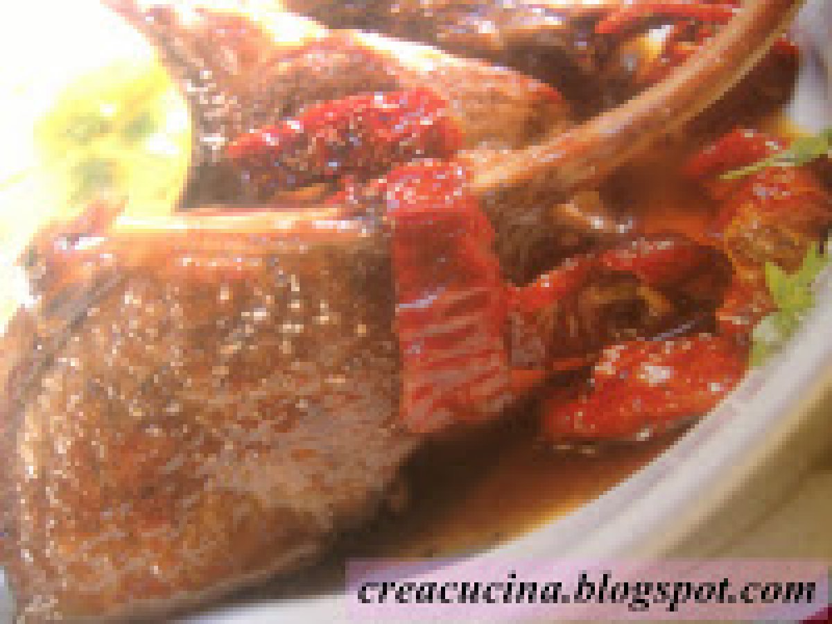 COSTOLETTE D'AGNELLO CON POMODORI SECCHI - foto 2