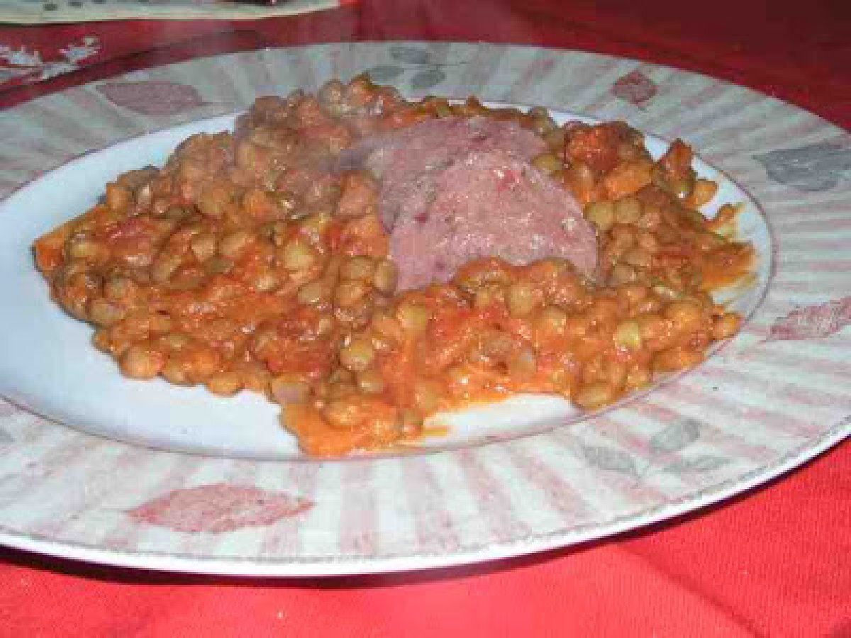 Cotechino con lenticchie