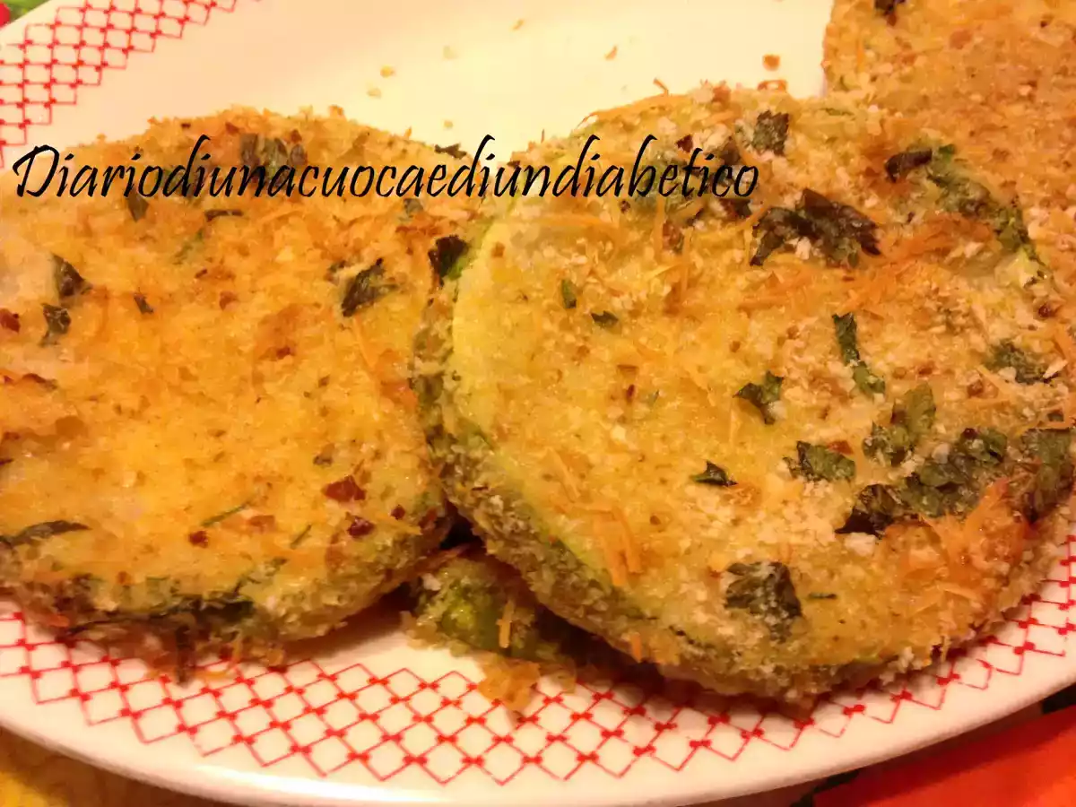 Cotolette di zucchina al forno
