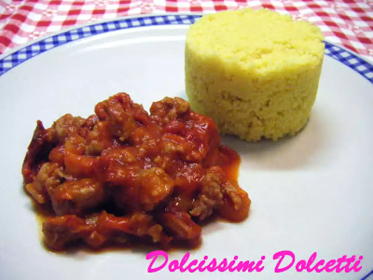 Cous cous allo zafferano con salsiccia e pomodori secchi - foto 3