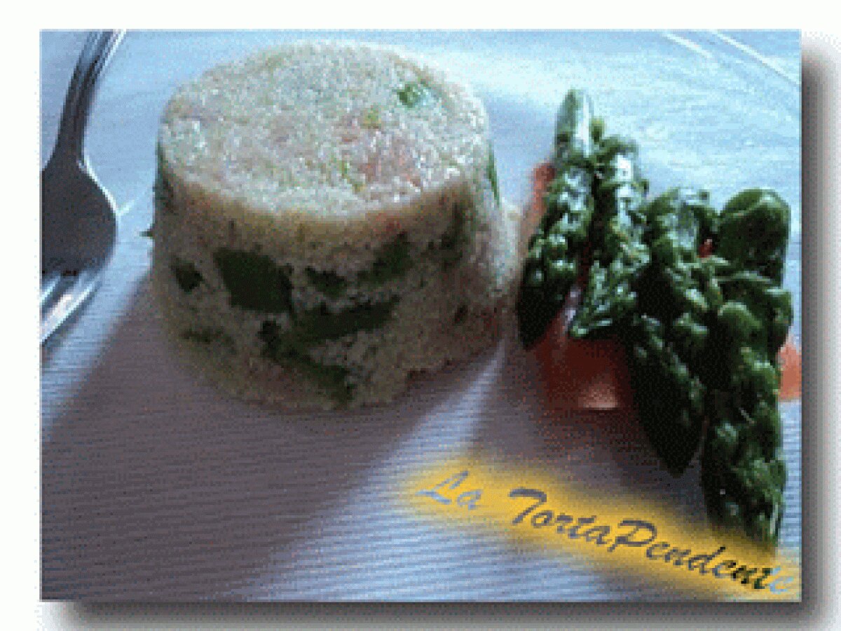 Cous cous asparagi e salmone