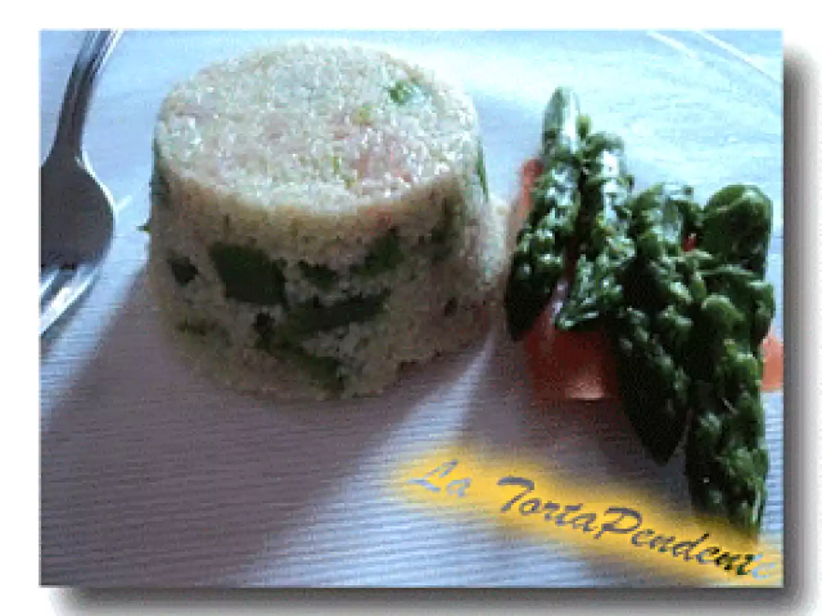Cous cous asparagi e salmone