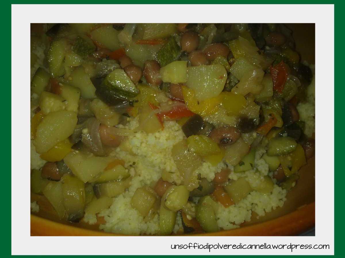 COUS COUS CON FAGIOLI E VERDURE