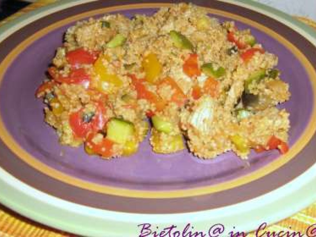 COUS COUS con POLLO e VERDURE