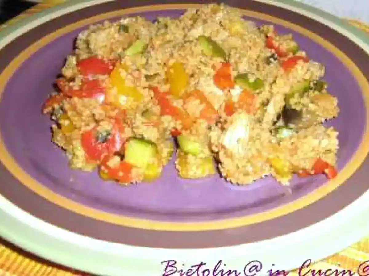COUS COUS con POLLO e VERDURE