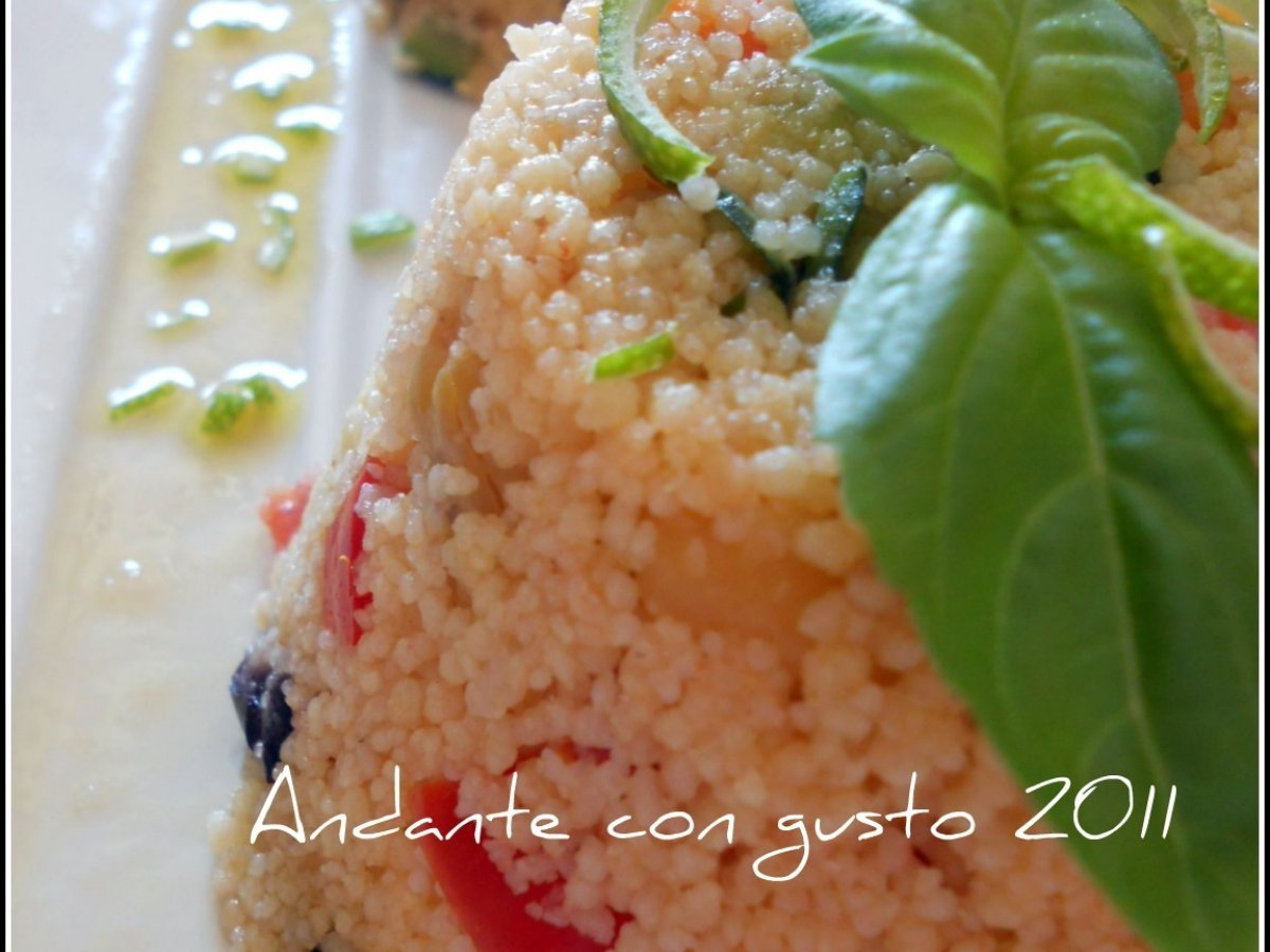 cous cous con vinaigrette al lime - foto 2