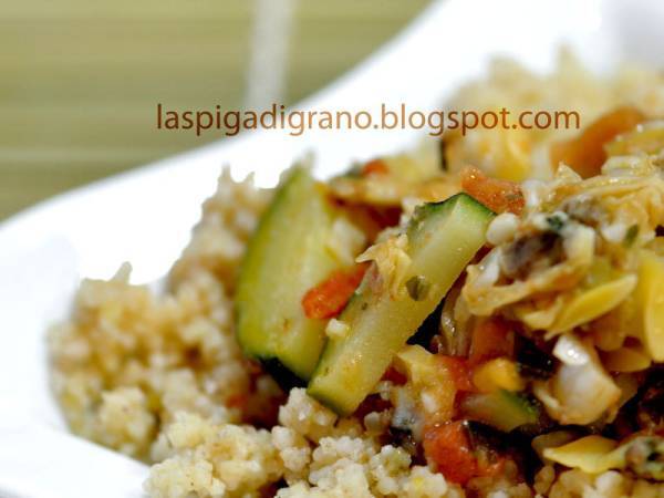 Cous cous con vongole e verdure