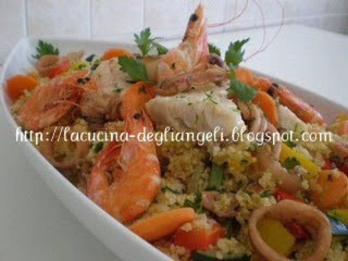 Cous cous di pesce e verdure